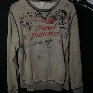 DIESEL VINTAGE TROJAN CREWNECK